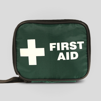 First Aid Bag - Small Green Canvas Pouch SP500
