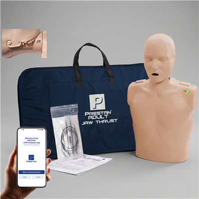 PRESTAN Jaw Thrust Professional Adult Series 2000 CPR Training Manikins (Medium Skin) PRESTANPRO2000-MS-JT