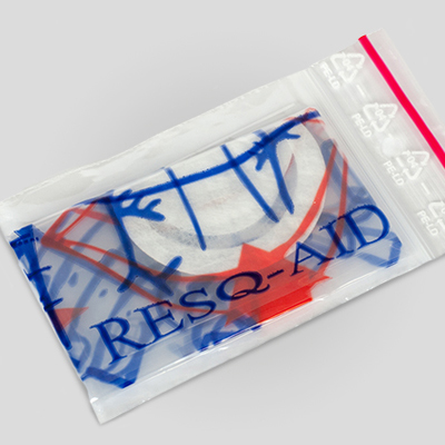 Face Shield in Plastic Grip Seal Case NUCOFSZIP