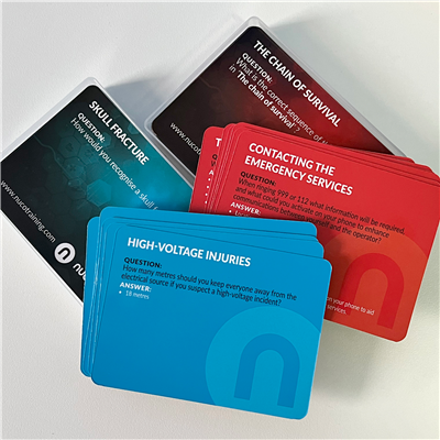 First Aid Recap Card<br />Sets 1 and 2 RECAPCARDS1AND2