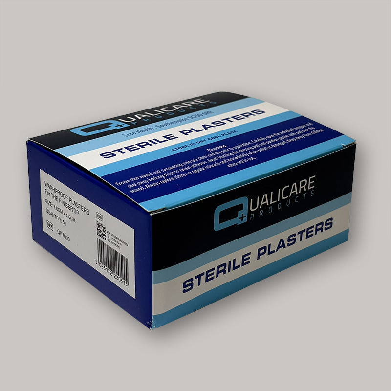 Washproof Fingertip Plasters - Box of 100 QCWF100
