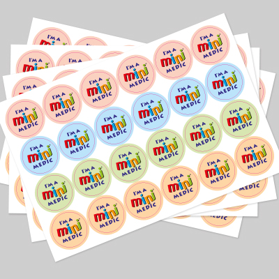 Mini Medics Stickers x 24 MMSTICKERS