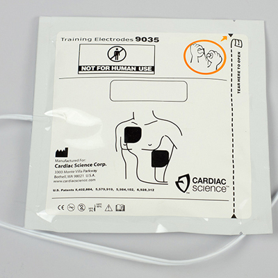 Powerheart G3 AED Adult Training Pads (one pair) CSTRAINA