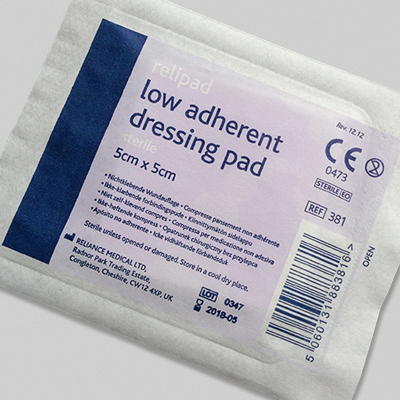 Low Adherent Dressing - 5cm x 5cm (25) LAD505025