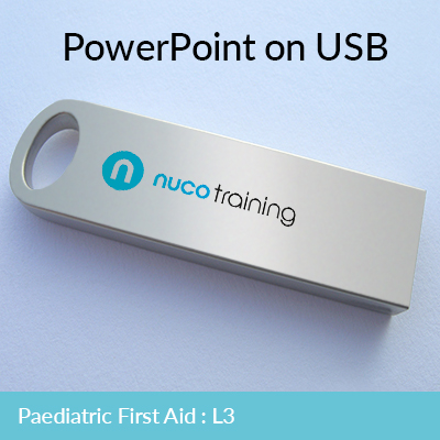 L3/L6 Paediatric First Aid PowerPoint USB PFAUSB