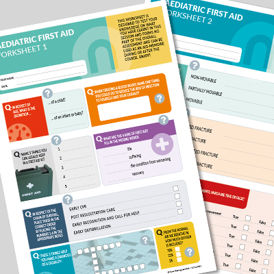 Paediatric First Aid<br />Worksheets 1 and 2 PFAWORKSHEET1AND2