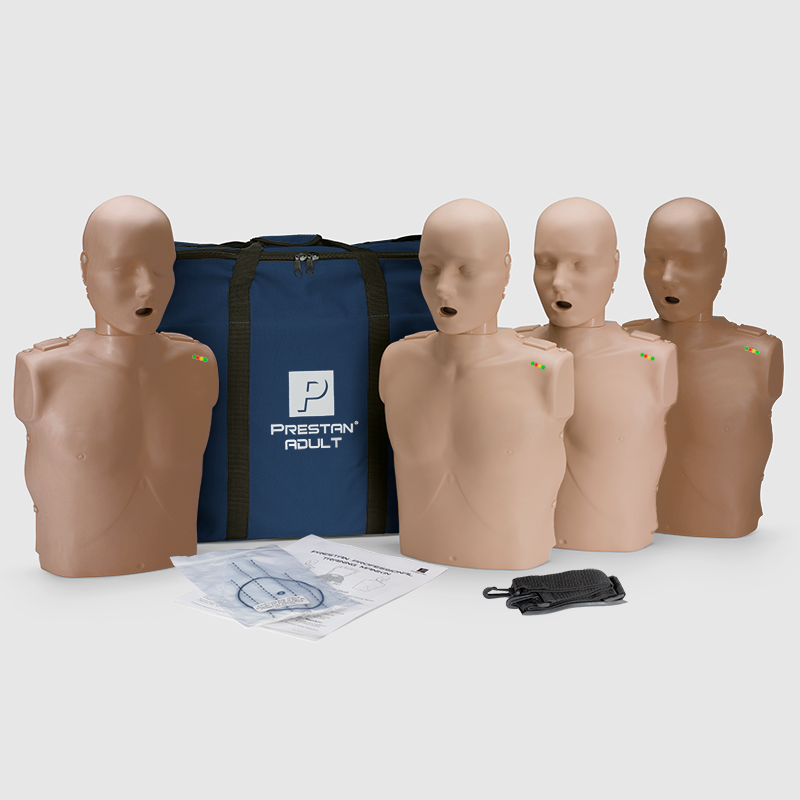 PRESTAN Professional Adult Manikin with CPR Feedback, 4-Pack (Diversity Kit) PRESTANPROACPRF-4-MSDS