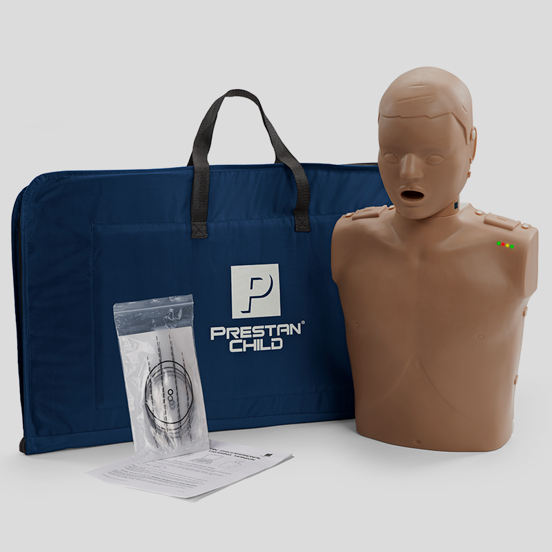 PRESTAN Professional Child Manikin with CPR Feedback (Dark Skin) PRESTANPROCCPRF-DS