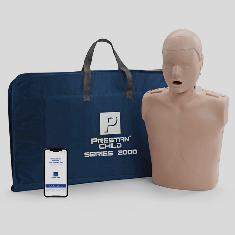 PRESTAN Professional Child Series 2000 Manikin with Advanced CPR Feedback (Medium Skin) PRESTANPRO2000C-MS