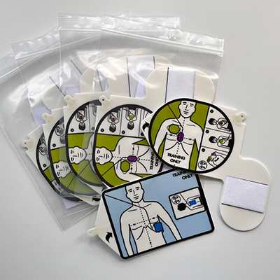 Replacement Adhesive Gels for ZOLL AED 3 Trainer Uni-Padz II Electrodes (Case of 5) RAG4TUPIIE5