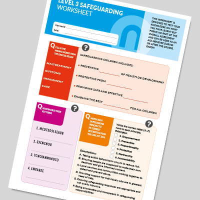 Safeguarding Worksheet SAFEGUARDWORKSHEET